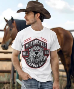 Camisetas estampados para motociclistas