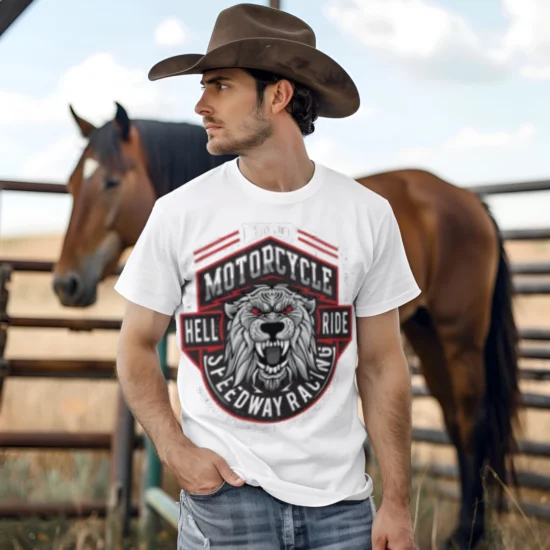 Camisetas estampados para motociclistas