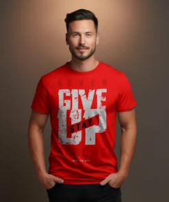 Camisetas estampadas de superación