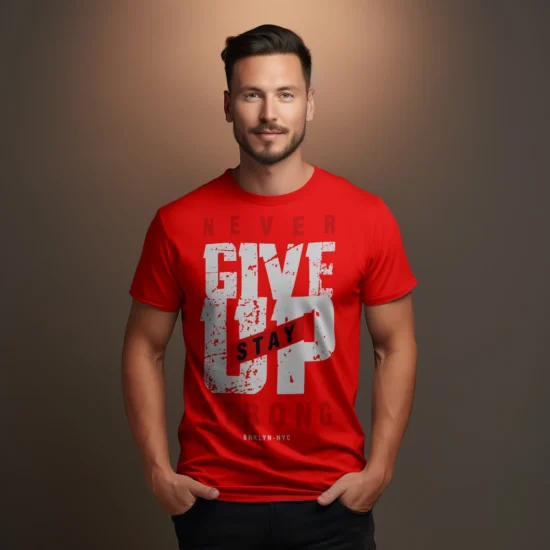 Camisetas estampadas de superación